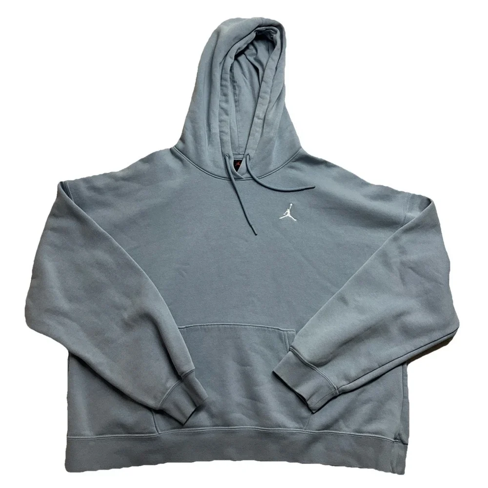 Jordan Men's Blue Pullover Long Sleeve Hoodie Size L